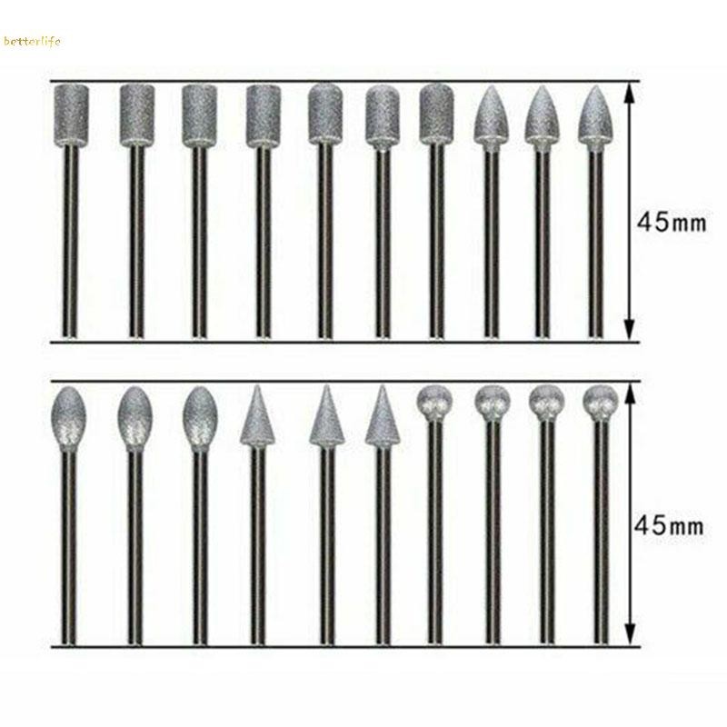 Drill bits Tiles Marble Polishing Engraving Tools 20Pcs Diamond Burr