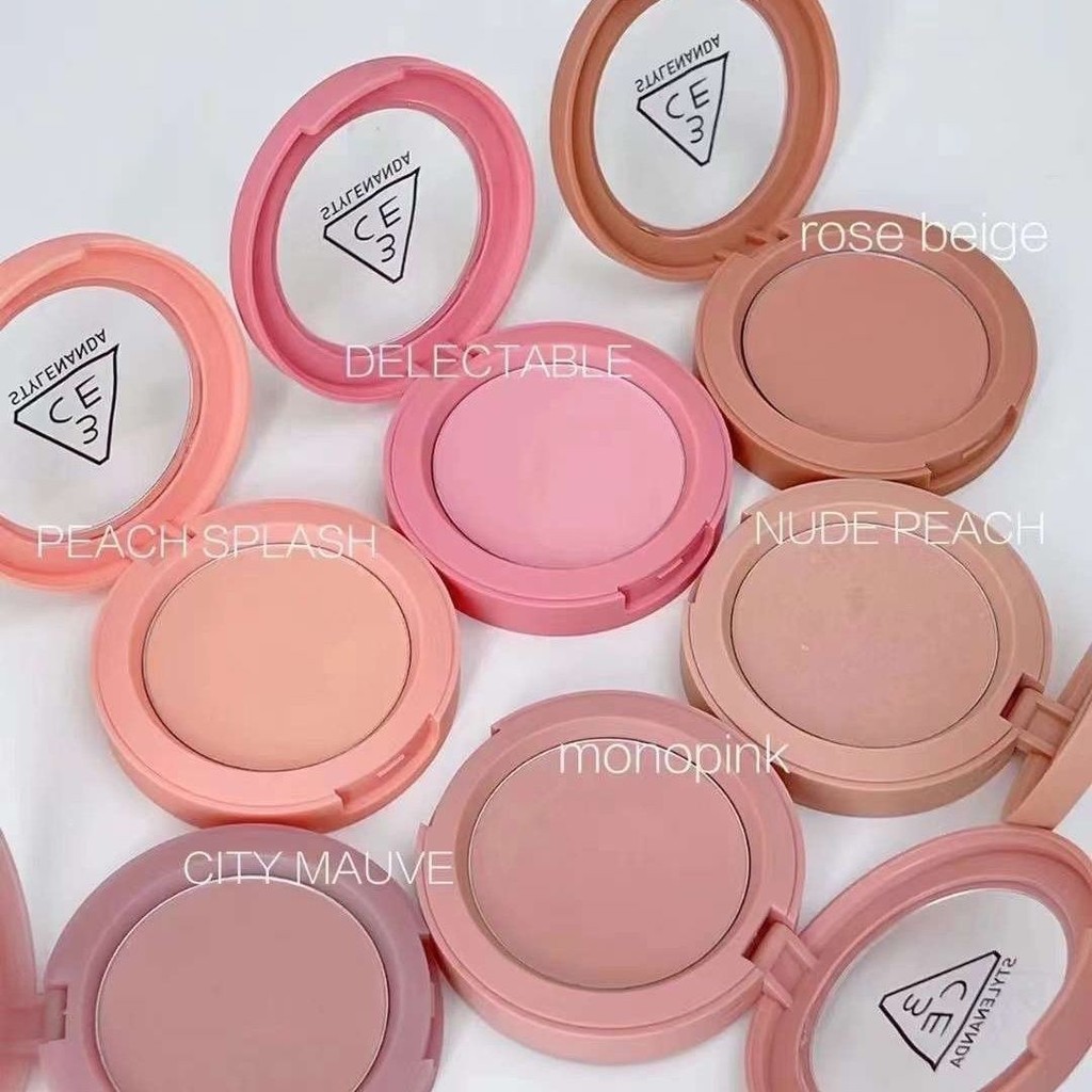 Korea Korea 3ce peach Apricot mono pink Soft Mist nude peach Matte rose