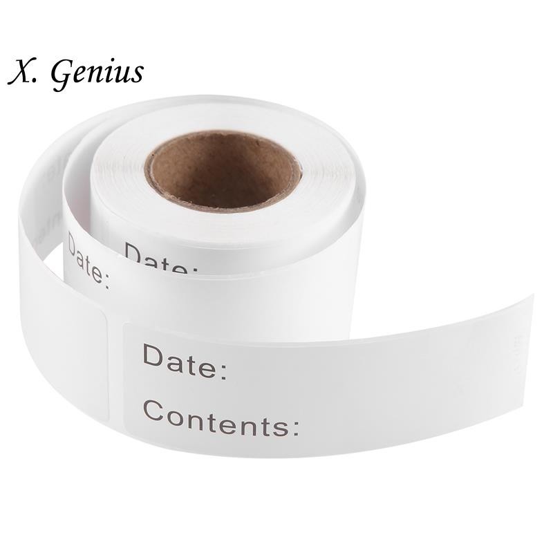 1 Roll Of 125 Pcs Self-Adhesive Removable Freezer Refrigerator Food ...