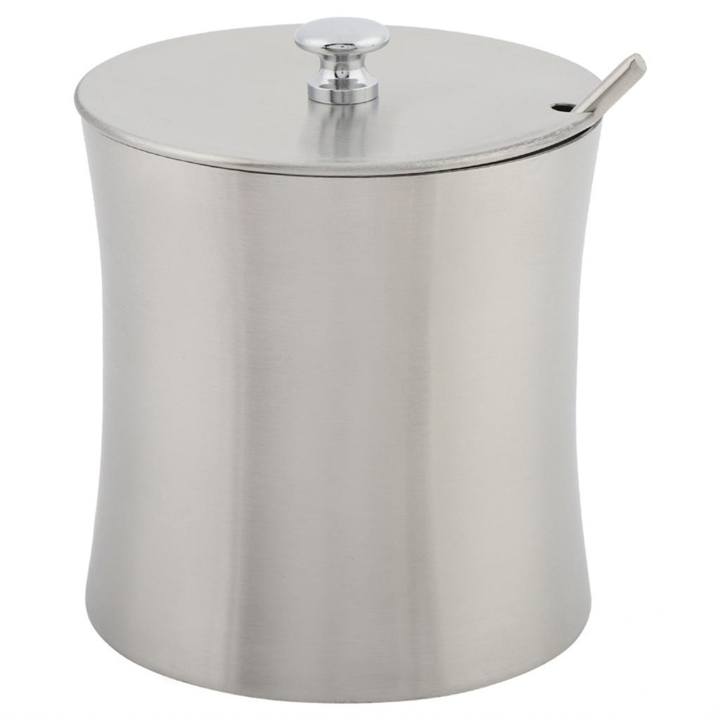 Zoomfashion Condiment Pot Seasoning Jar Stainless Steel Sugar Bowl ...