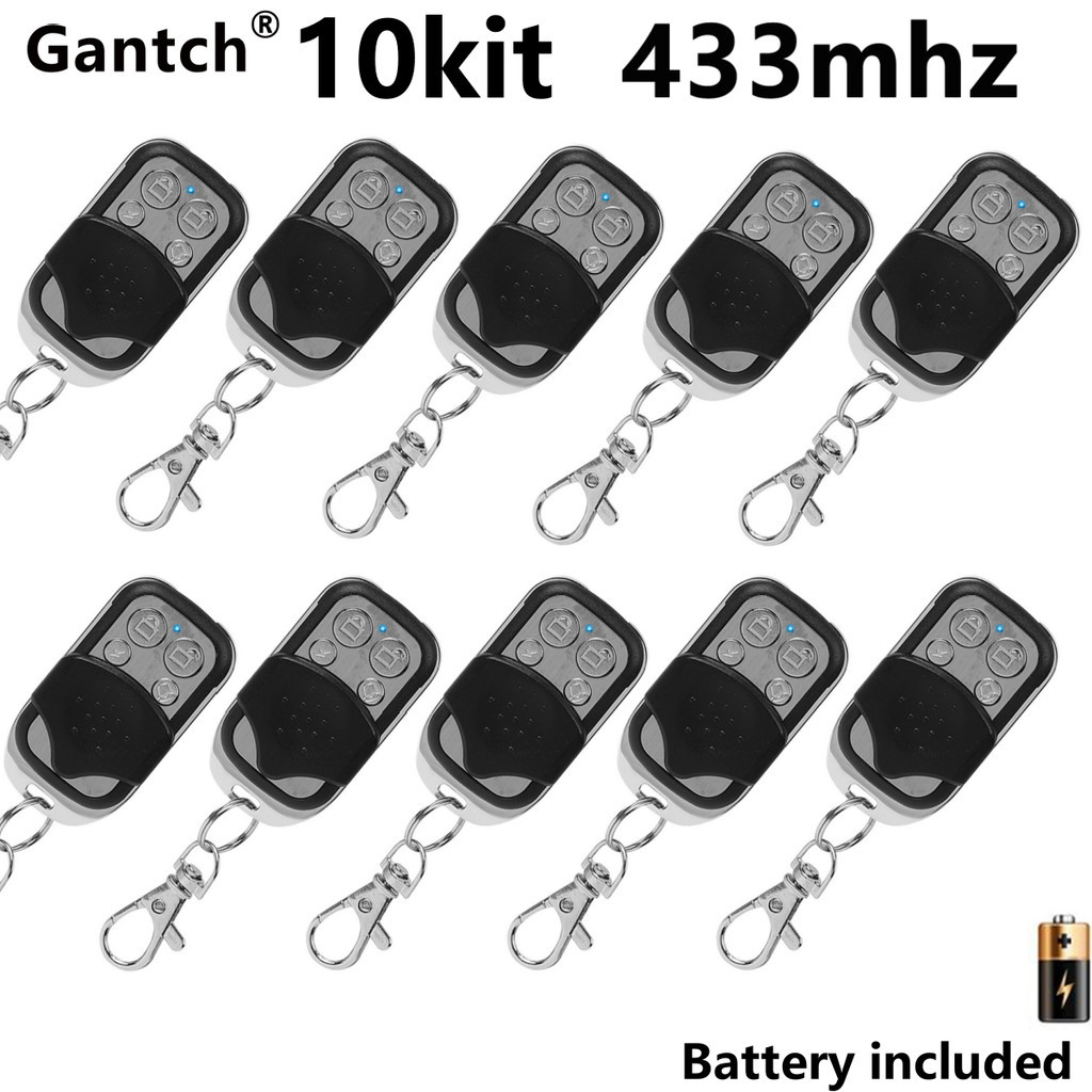 Kit 10 433MHz remote control copy garage door opener remote