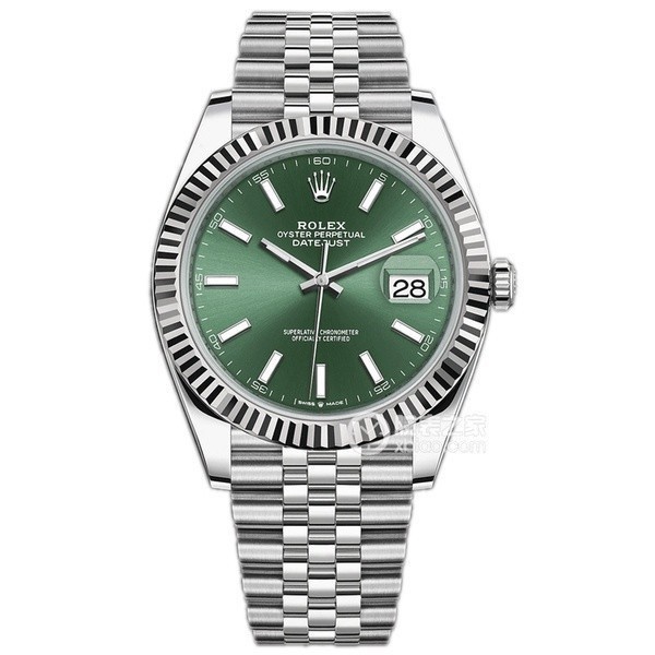 ROLEX Datejus stylish green dial, high-end luxury watch, high-end ...
