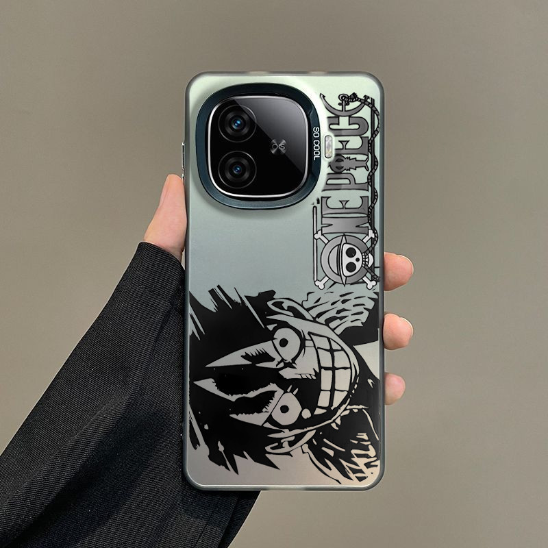 iQOO Z9 Casing IQOO Z9 5G Casing Anime One Piece Luffy Shockproof Case ...