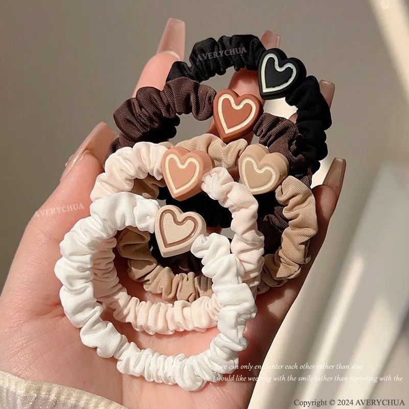 Ikat Rambut Heart Hair Band Hair Tie Head Korean Fashion Simple Daily ...