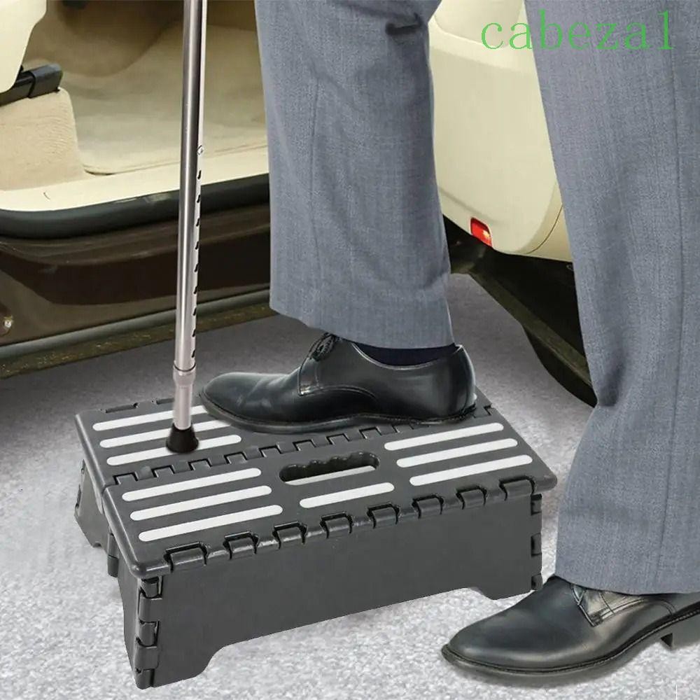 CABEZA Mobility Stepping Stool, Safety Extra Wide One Step Stool ...