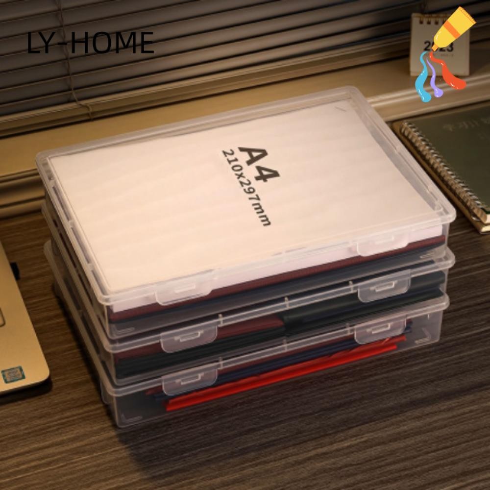 LY-HOME Certificate File Container, Plastic Square Shape Document ...