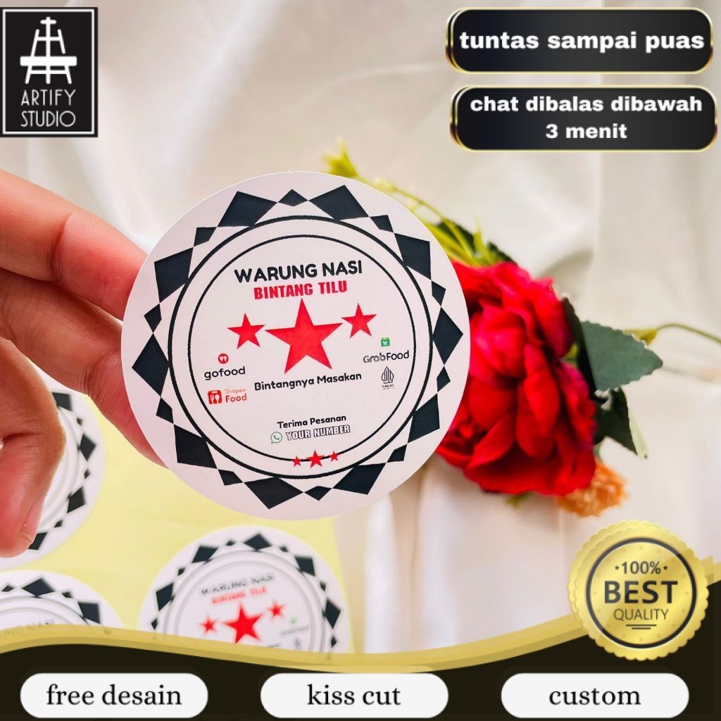 Artifact Ready Restaurant Stickers Free Design Stickers for Rice Shops ...