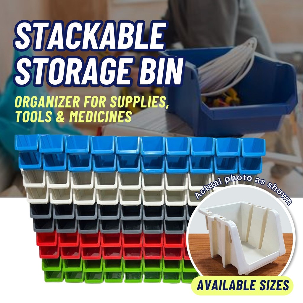 Stackable Bin – Versatile Storage Organizer (Sold Per Piece) | Shopee ...