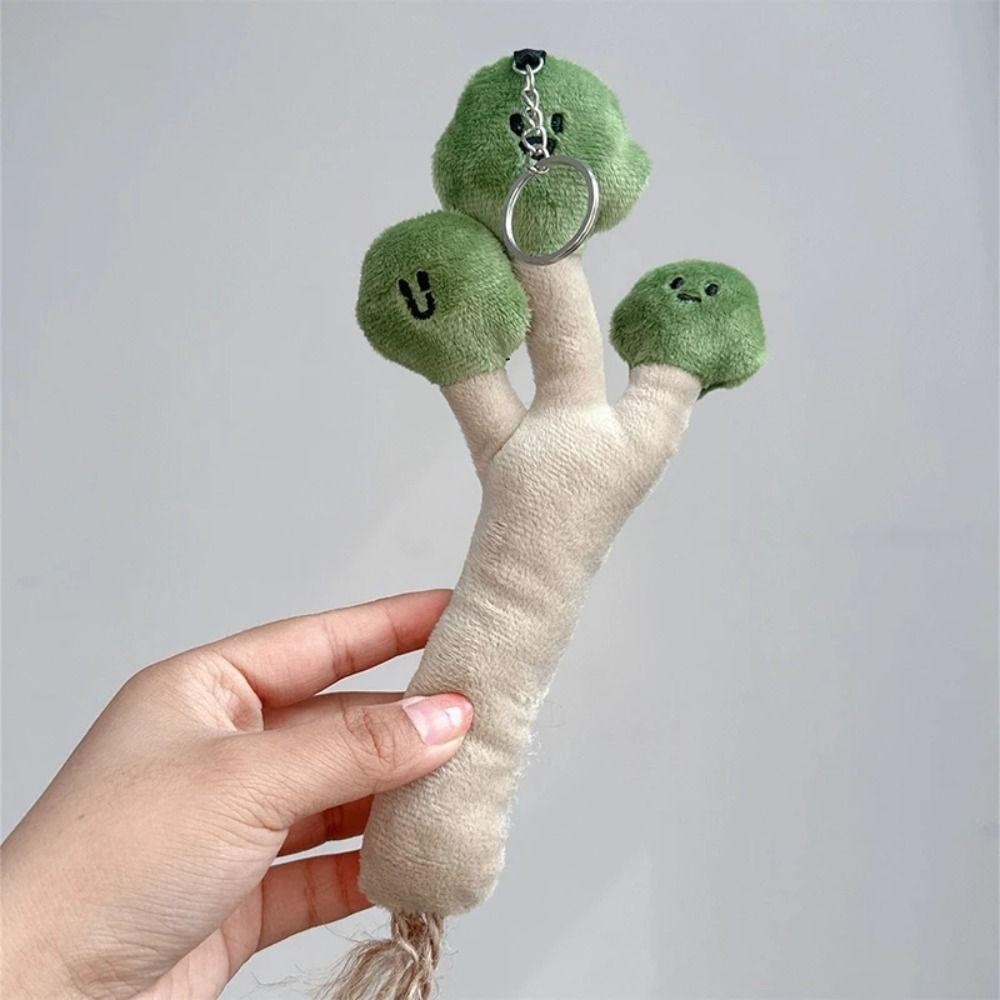 LACYES Vegetable Plush Pendant, Cabbage Lemon Cheese Doll Jellycat Plush Coriander Keychain