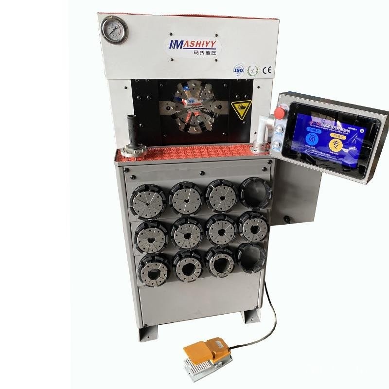 Mesin Pengepit Hos Hidraulik Automatik Sepenuhnya Mesin Pengepit Paip ...