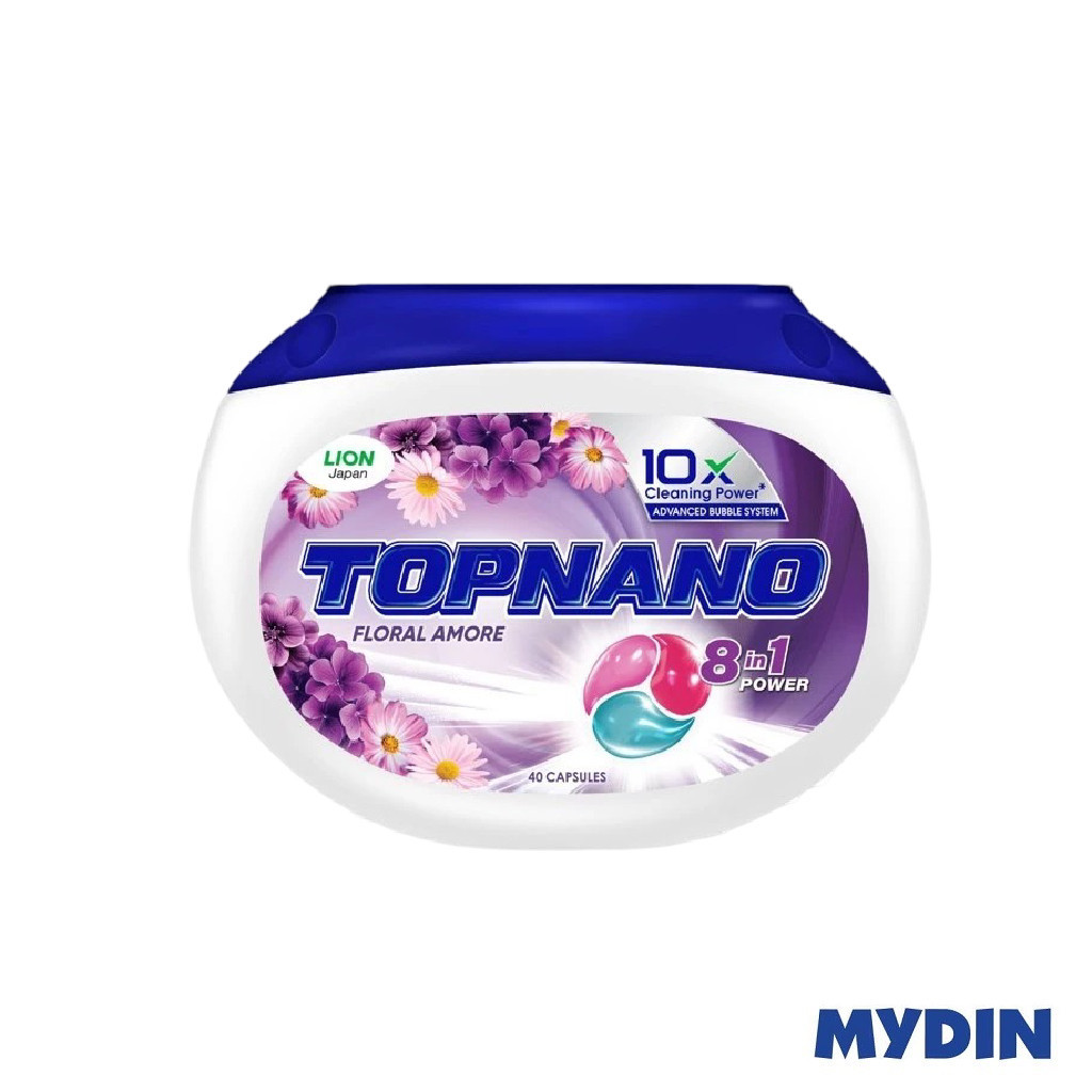 Topnano Capsule Detergent (40 pieces) - 3 Variants | Shopee Malaysia