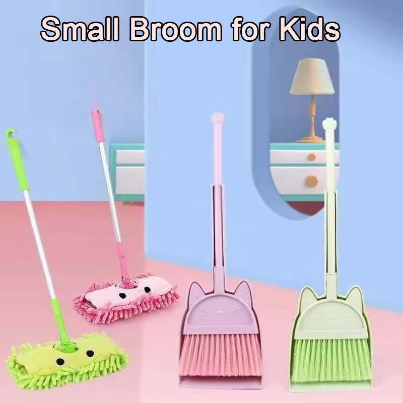 Children's broom and dustpan set on sale