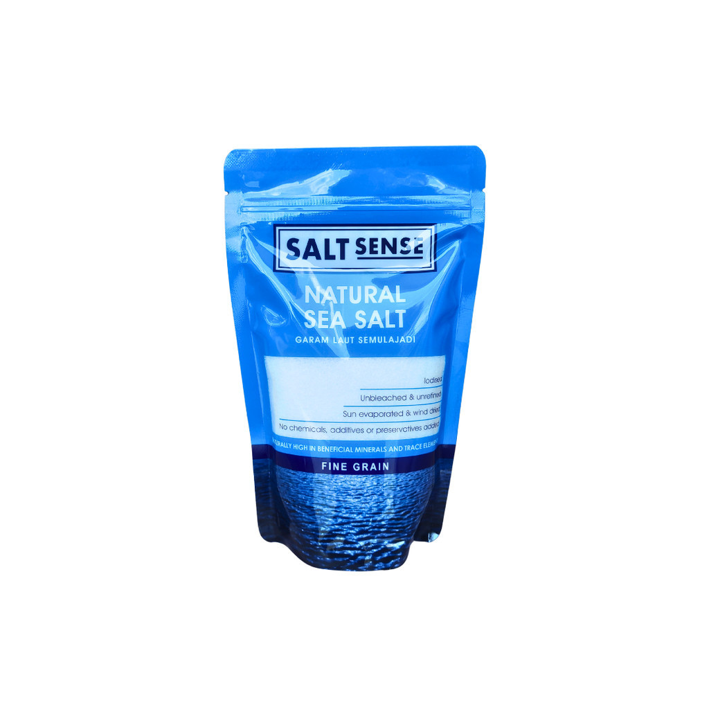 Saltsense Natural Sea Salt Fine Grain Iodised 500G | Shopee Malaysia