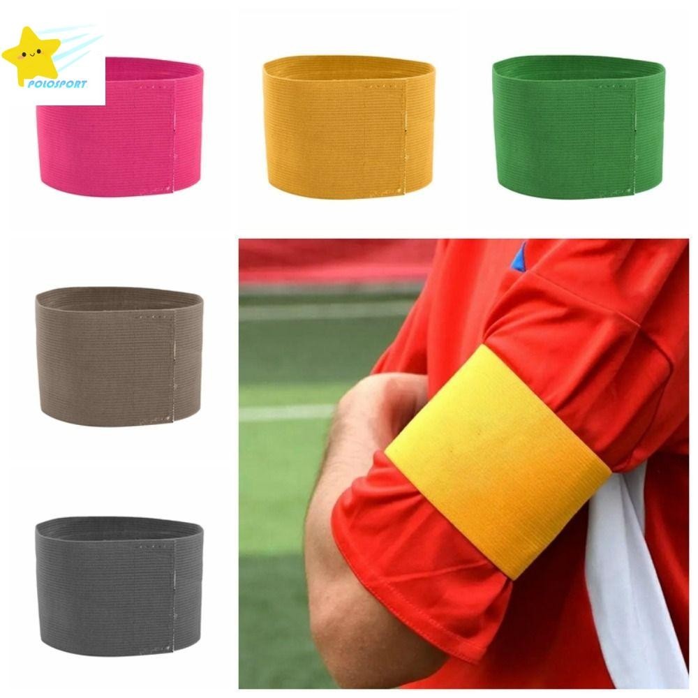 POLOSPORT Football Captain Armband, Adjustable Non-slip Soccer Armbands ...