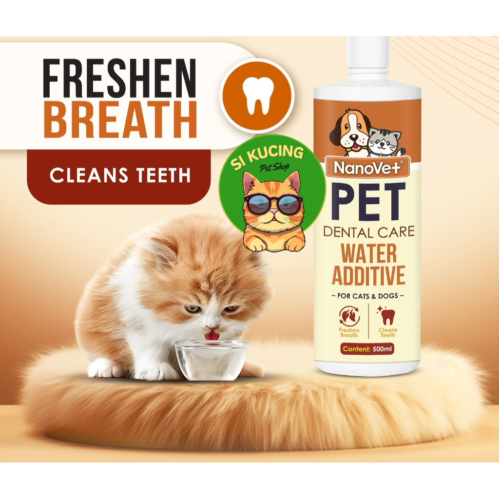 Nanovet® Dental Care Water Additive for Cat and Dog (500ml) | Shopee ...