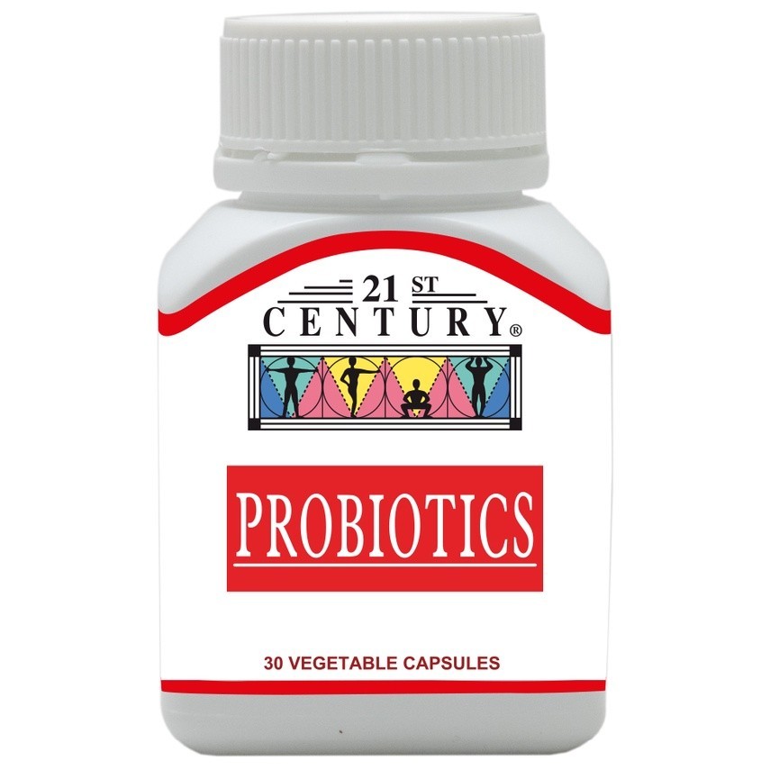 21ST CENTURY PROBIOTICS VEGETABLE CAPSULE 30'S (EXP:10/2025) | Shopee ...