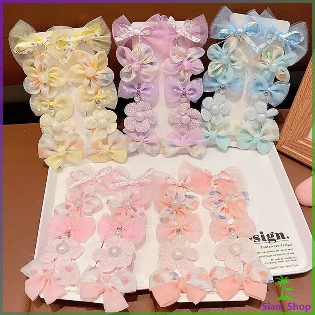 Simone Floral Hair Clip Set main image 1