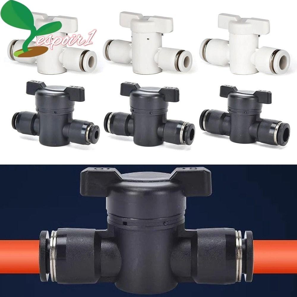 ESPOIR 1Pcs Pneumatic Valve, Quick Joint Connector Pipe Fitting Hand ...