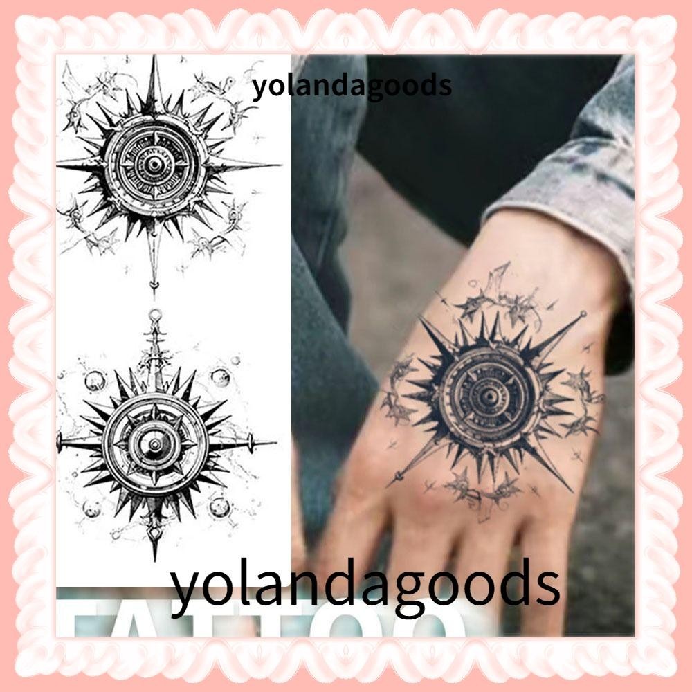 YOLAN Tattoo Sticker, Non-reflective Long Lasting Temporary Tattoo ...
