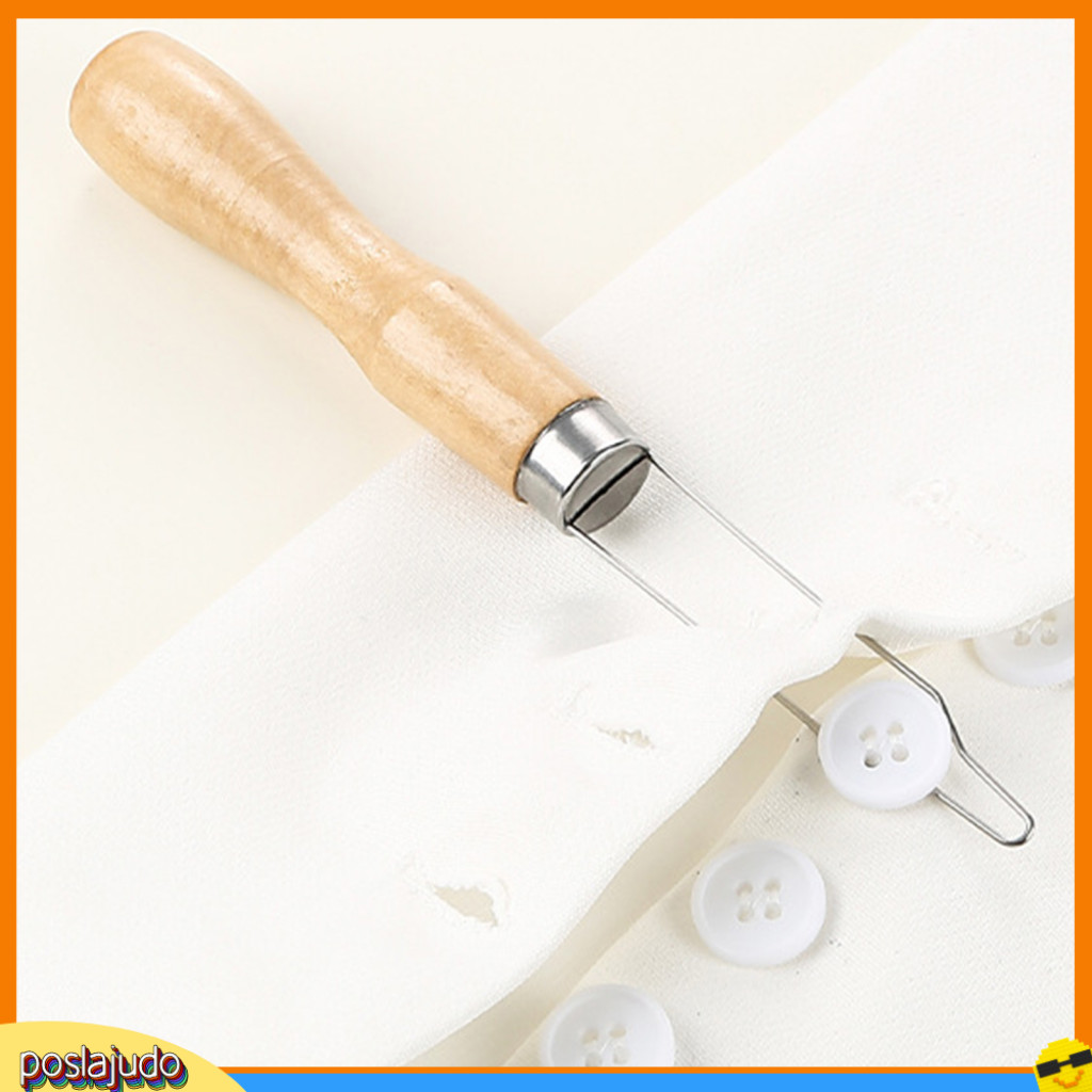 [poslajudo] Button Hook Helper DIY Metal Clothes Shirts Button ...