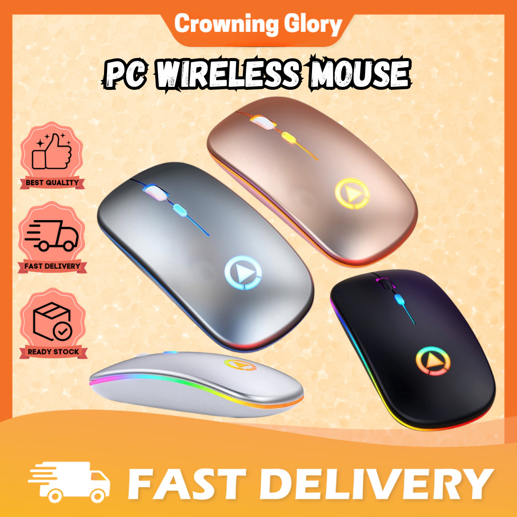 🔥Mice USB Optical Ergonomic Gaming Laptop Computer PC WIRELESS MOUSE ...