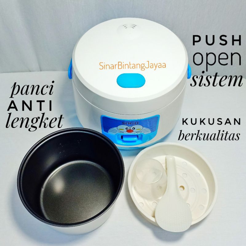 Tom SOGO SG108 - RICE COOKER 3in1 MULTIPURPOSE MAGIC COM RICE COOKER 1 ...