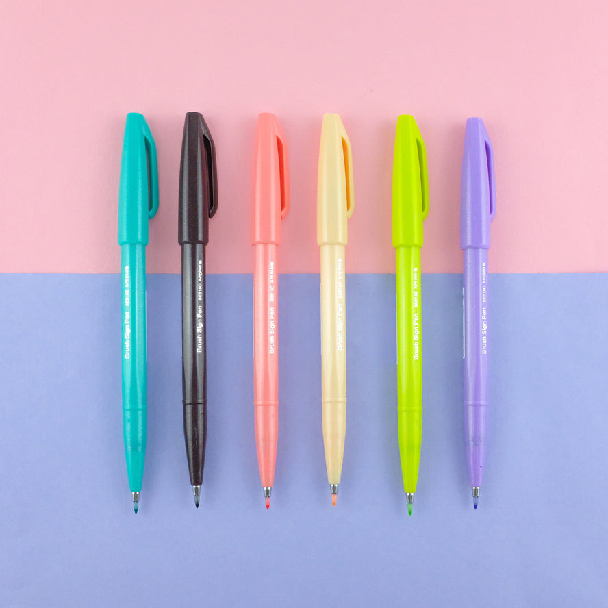 Pentel Fude Touch Brush Sign Pen | Shopee Malaysia