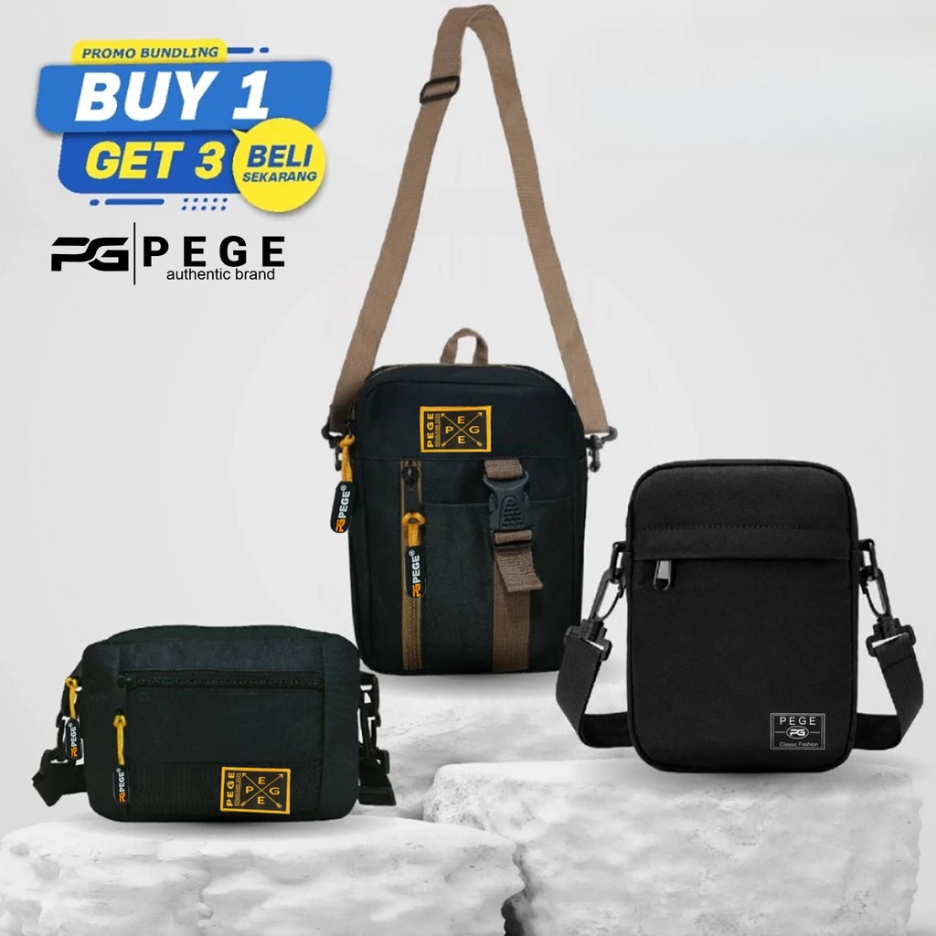 Bundling BUY 1 GET 3 PEGE Slingbag Sling Bags BUY 1 GET 3 - PG Bundling ...