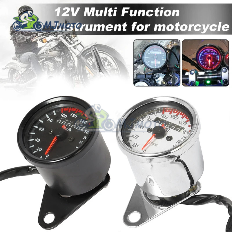 Universal with LED Signal Light Backlight Indicator for Cafe Racer ...