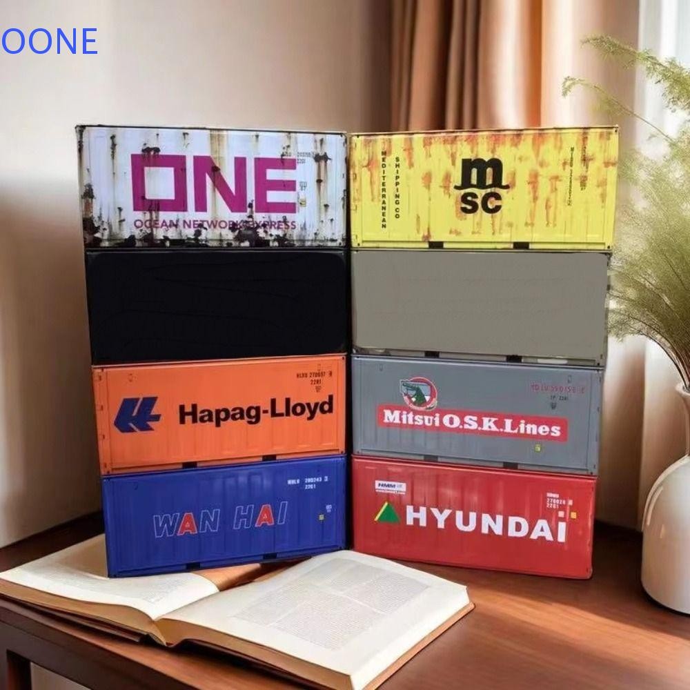 OONE Miniature Container Model, Retro Industrial Style Desktop ...