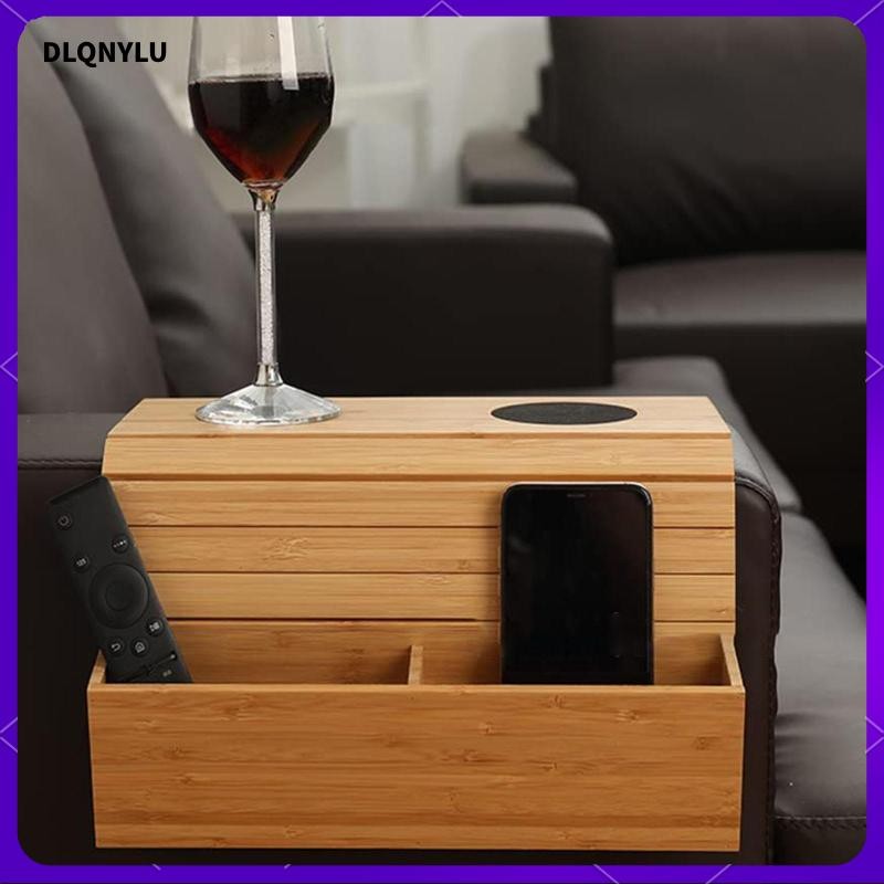 [dlqnylu] Couch Cup Holder Wooden Keys with Pockets with Cup Holder ...