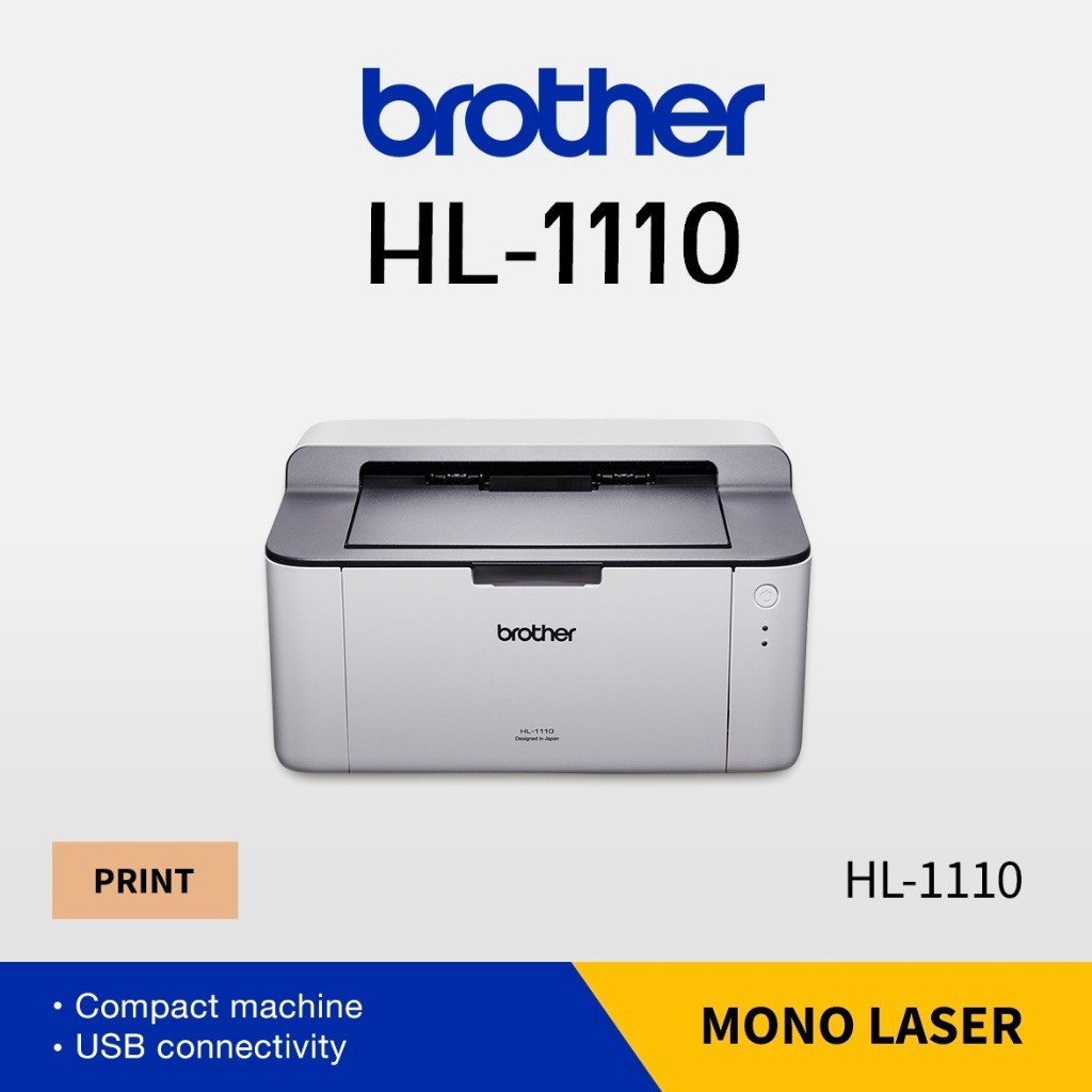 BROTHER HL1110 / HL1210W 1610W MONO LASER PRINTER. LIKE HL1110 HL1210W