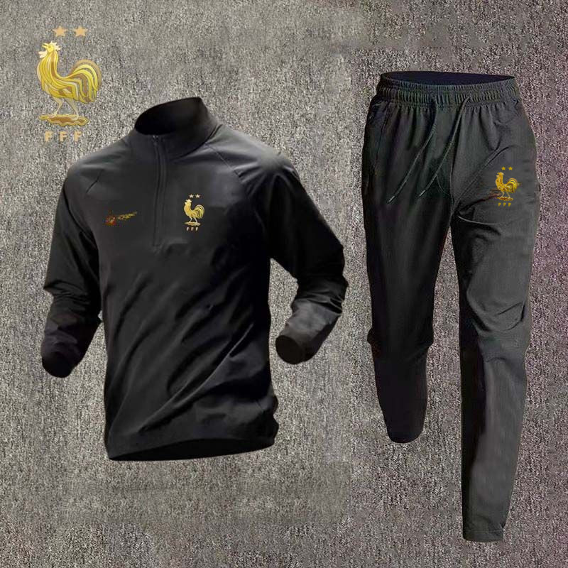 FFF Trainingsanzug Fit Fan – Offizielle Frankreich Nationalmannschaft Kollektion, Polyester