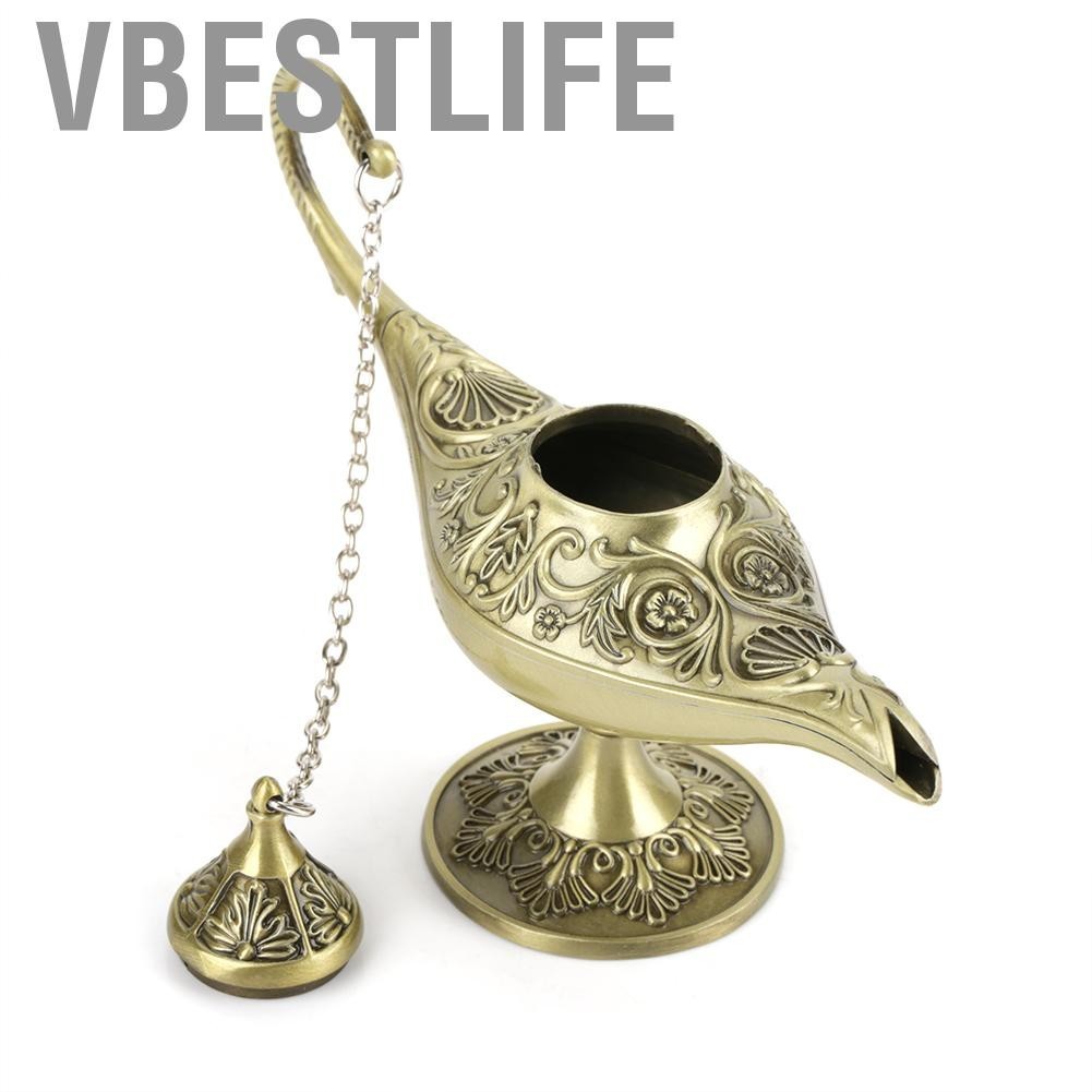 VBESTLIFE Zerone Metal Carved Oil Lamp Rare Retro Legend Color Magic