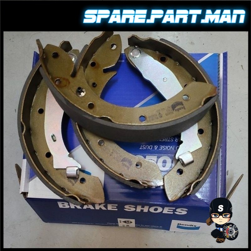 DS6825B PROTON EXORA ARENA REAR BRAKE SHOE BENDIX BRAKE SHOES WHEEL ...