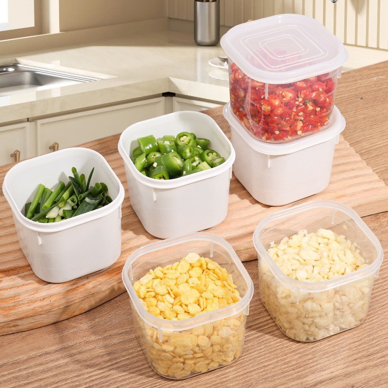 Refrigerator Storage Box - for Scallion, Ginger, Garlic, Meat - Kitchen ...