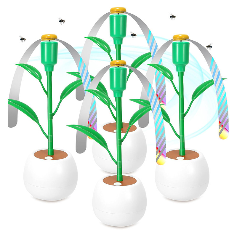 【New 2025】Fly Catcher Automatic Fly Repellent Fan 360° Rotation ...