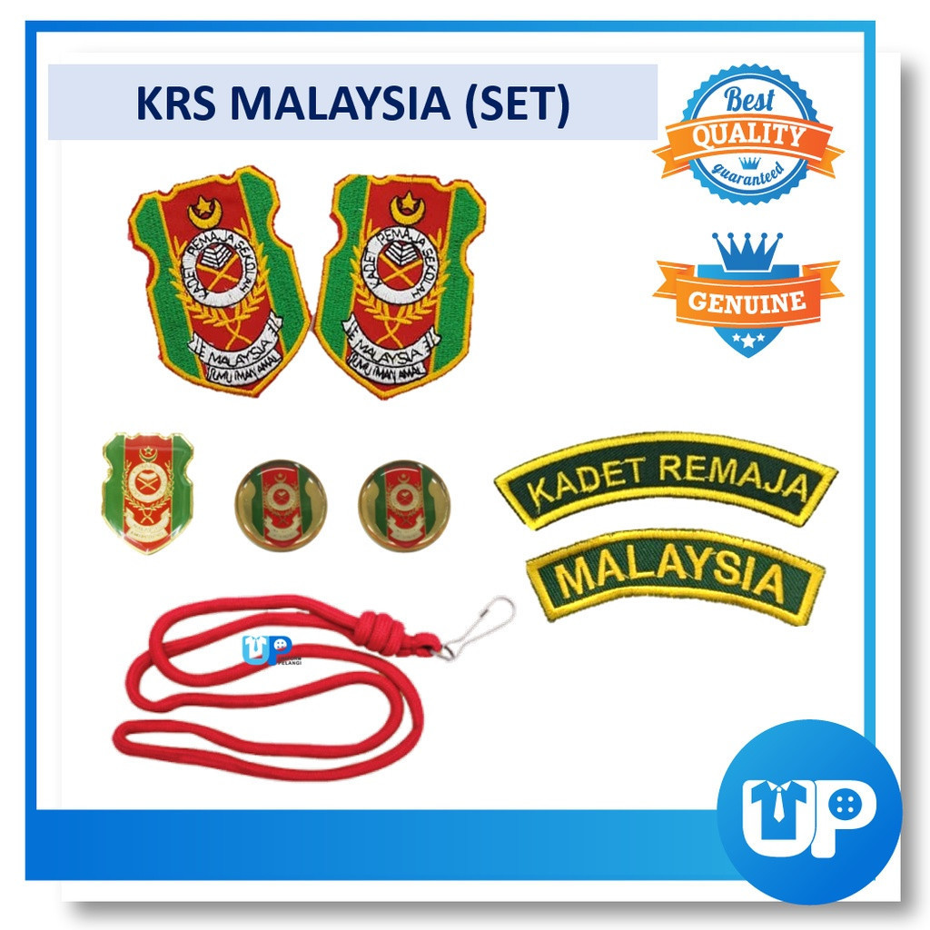 Lencana TKRS / KRS FULL SET Kadet Remaja Sekolah Aksesori Kokurikulum ...