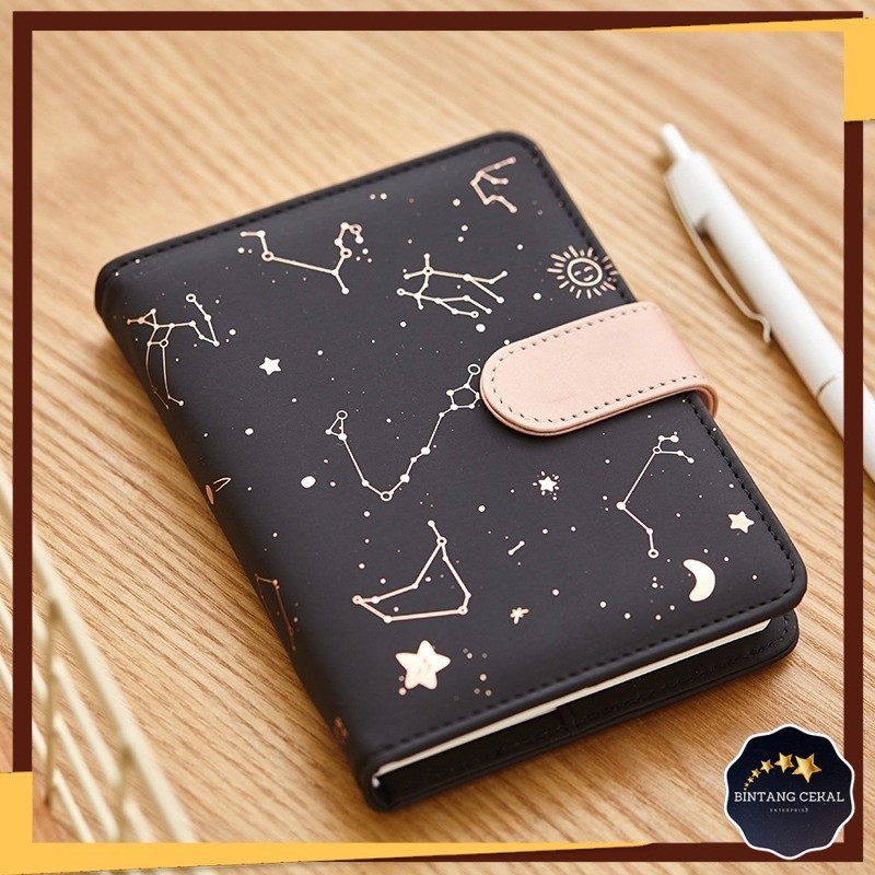 [BC] Planet Galaxy Notebook Travel Journal Star Book Magnetic Buckle ...