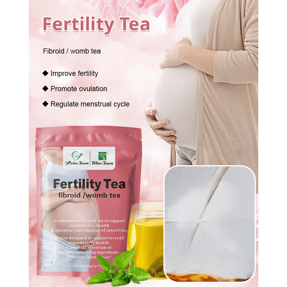 Organic Uterine Health Tea Bags (Natural Fertility Tea Bags Fibroid ...