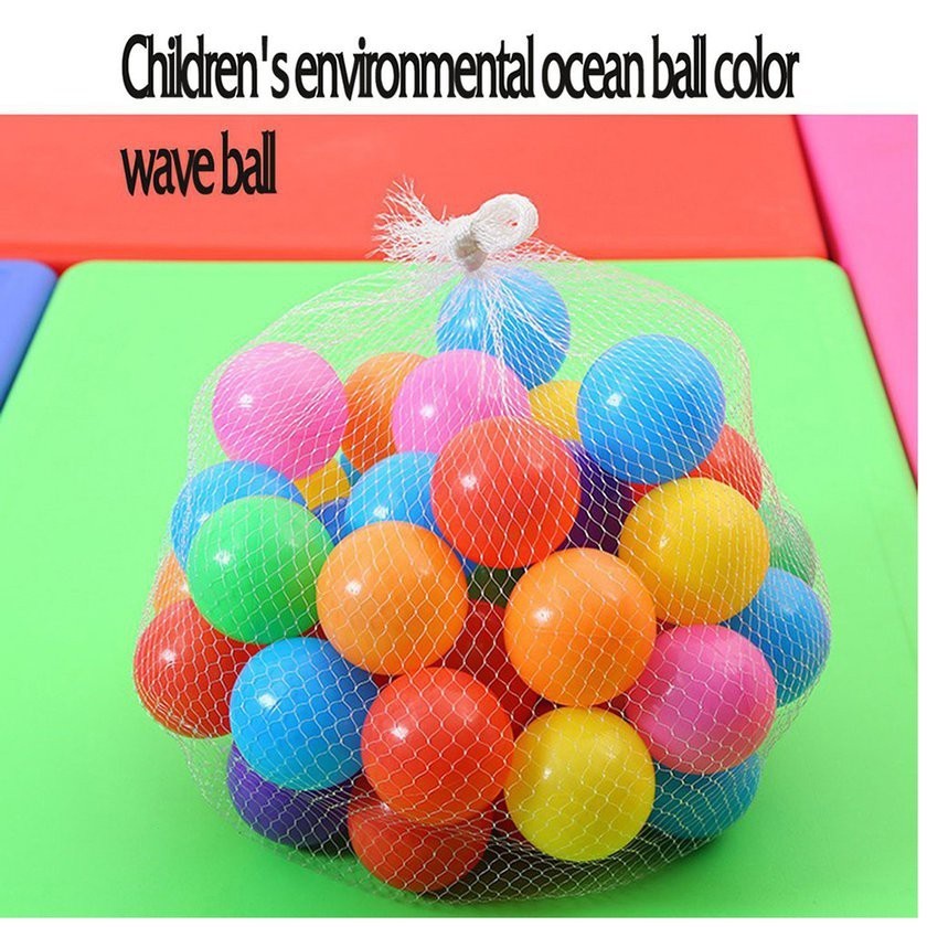 100 pcs Ocean Balls Eco-Friendly Colorful Ball Soft Plastic Ocean Ball ...