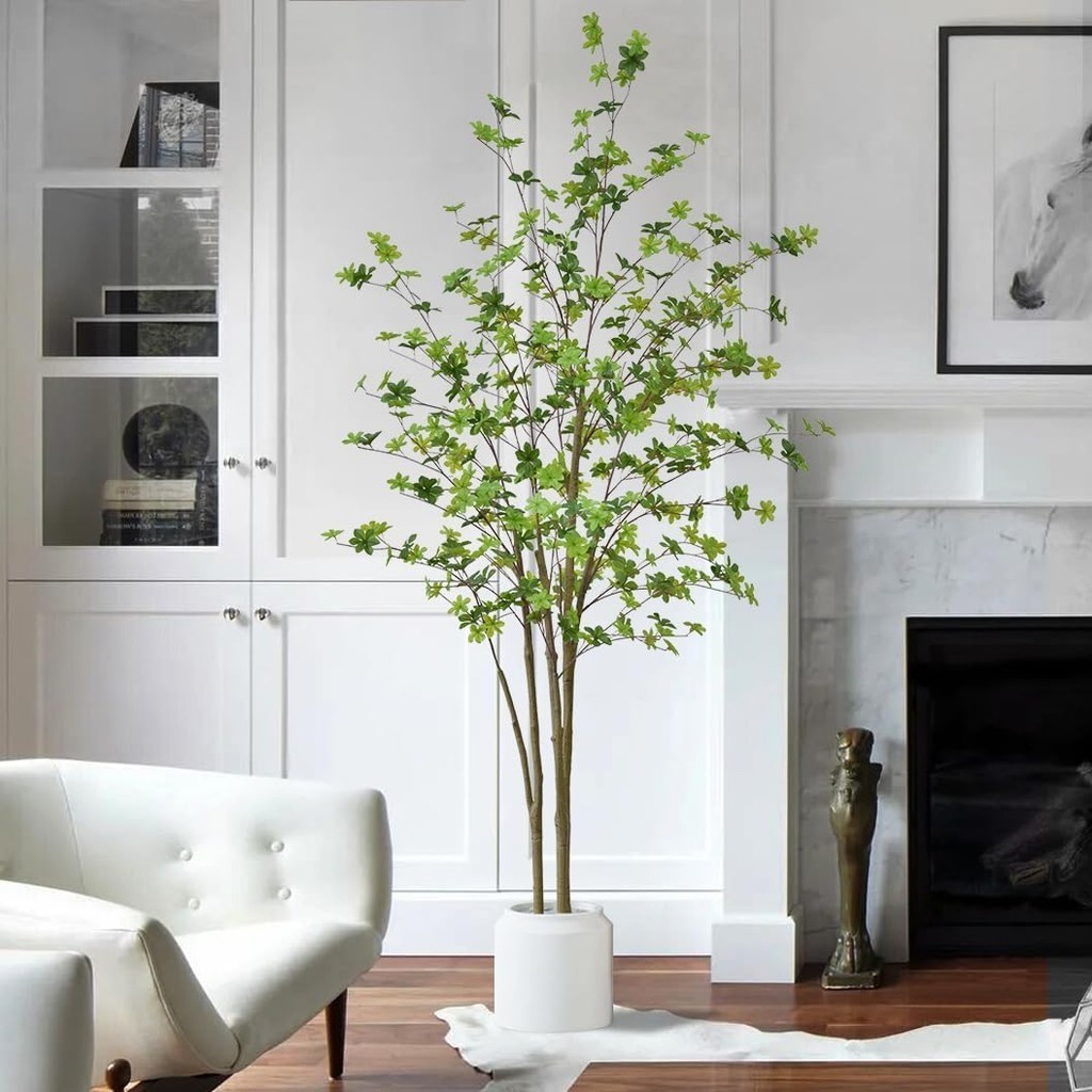 Artificial Enkianthus Tree 5FT Tall Faux Floor Plant Fake Potted Large ...