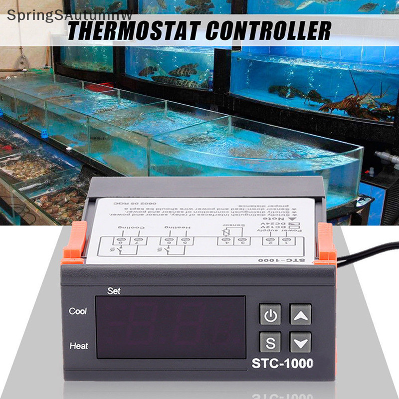 Stc 1000 Termostato A Contatto Per Tubazioni Termostato Digitale STC-1000 - Controllo Riscaldamento E Raffreddamento, 12V Termostato Prezzo Termostato Con Sonda Esterna - Foto 10
