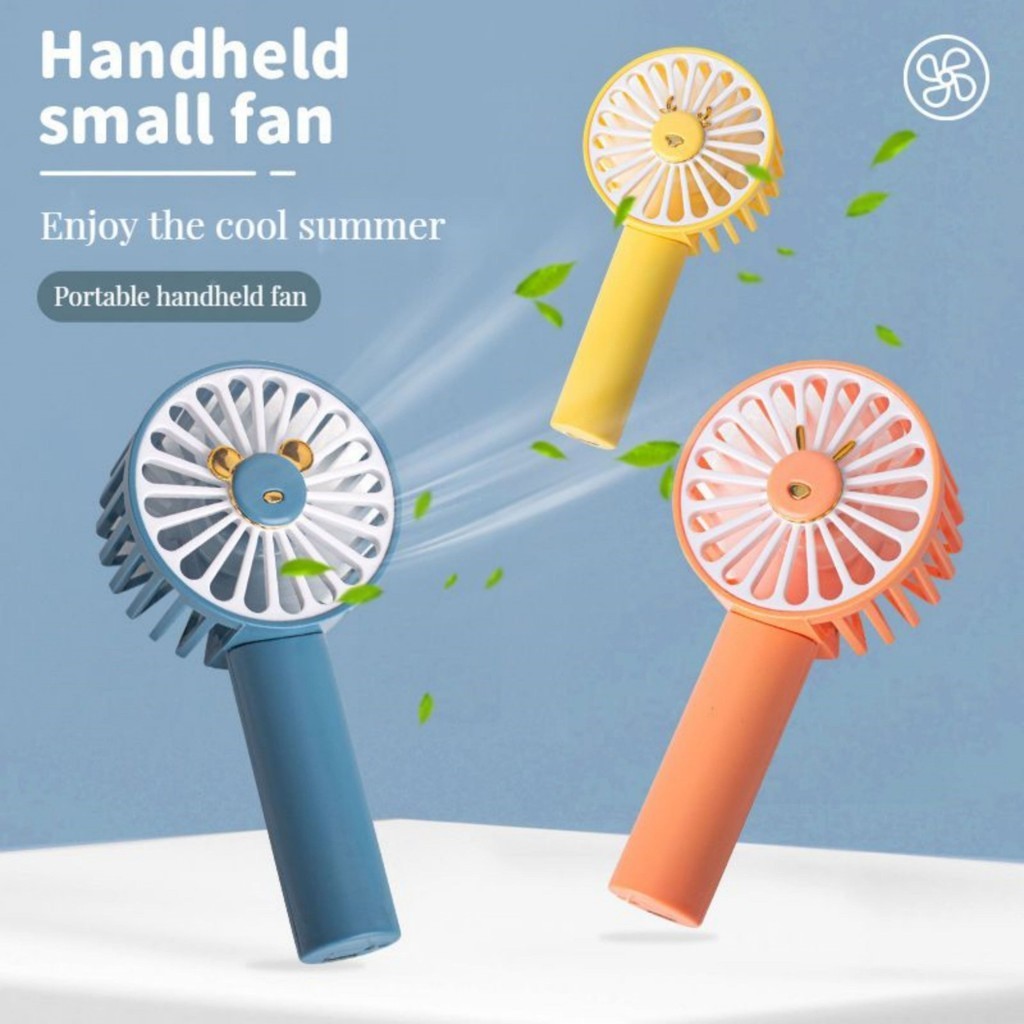 Portable multi-function rechargeable handheld fan with USB port ...