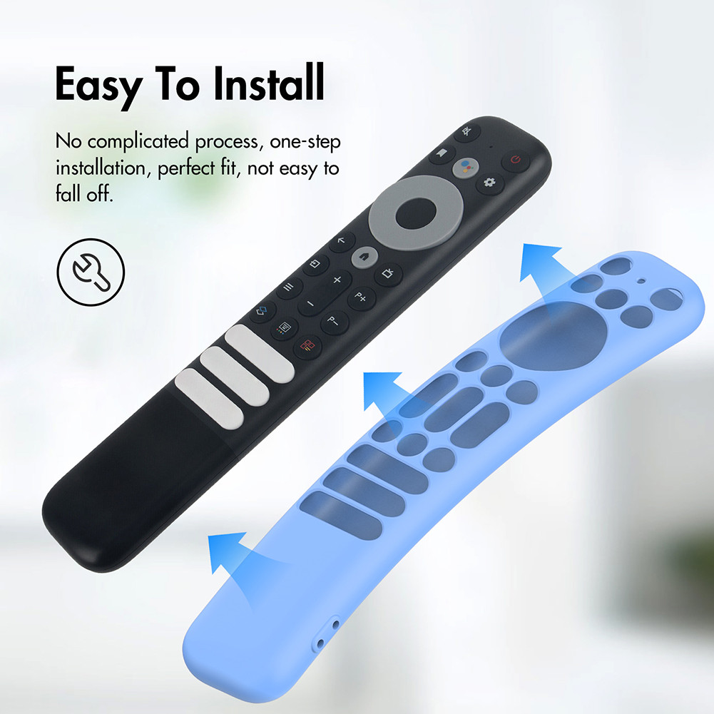 Silicone Remote Case Shockproof with Lanyard for TCL RC902V/TCL ...