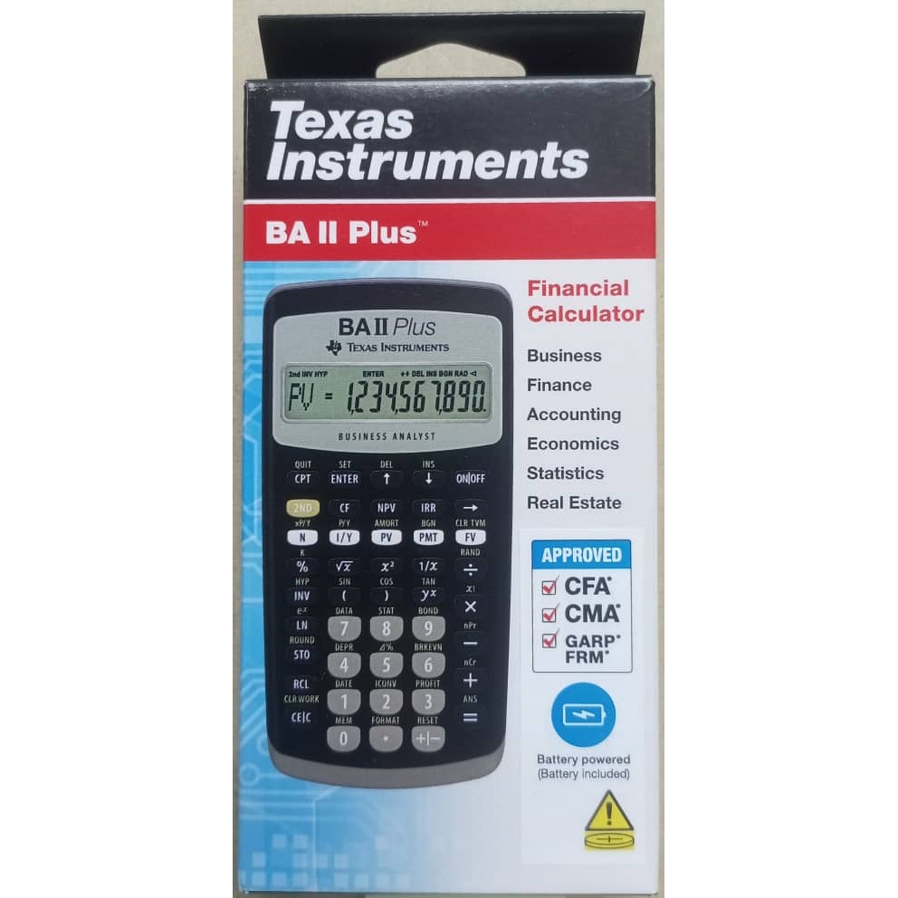 [READY STOCK] TEXAS INSTRUMENTS BA II Plus FINANCIAL CALCULATOR ...