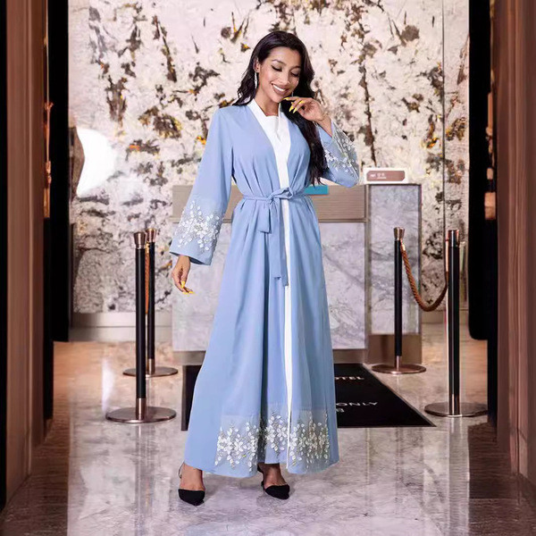 new Middle East Muslim robe women's long dress Dubai women's clothing party travel elegant evening dress dress main image 0