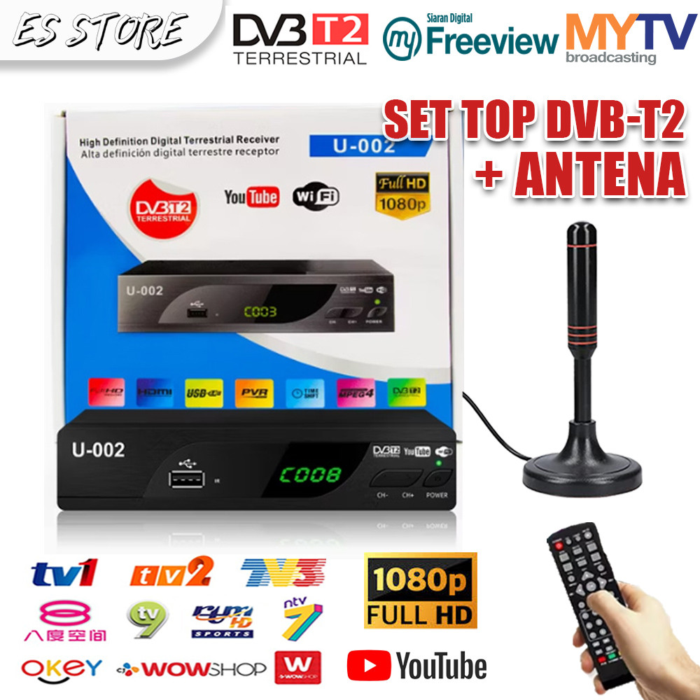 Myfreeview MYTV Decoder DVB T2 DVBT2 UHF TV Decoder Dekoder MY TV ...