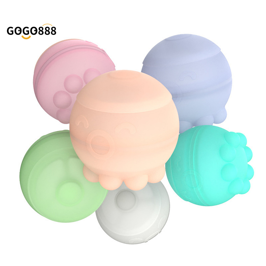 Soft Water Balloon for Kids Octopus Shape Reusable Water Balloons for