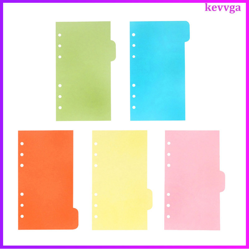 Insertable Dividers Colorful Page Classification Index Tabs Rainbow ...